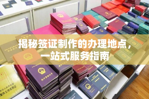 灯塔揭秘签证制作的办理地点，一站式服务指南